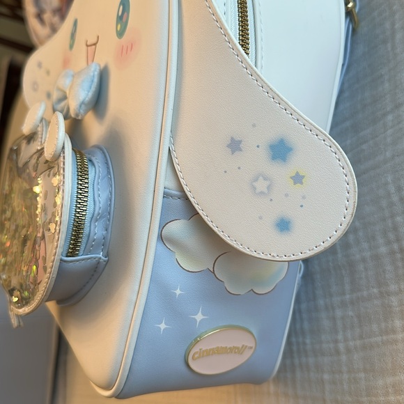 NWT Her Universe Cinnamoroll Balloon Mini Backpack with Sequins - Picture 8 of 16